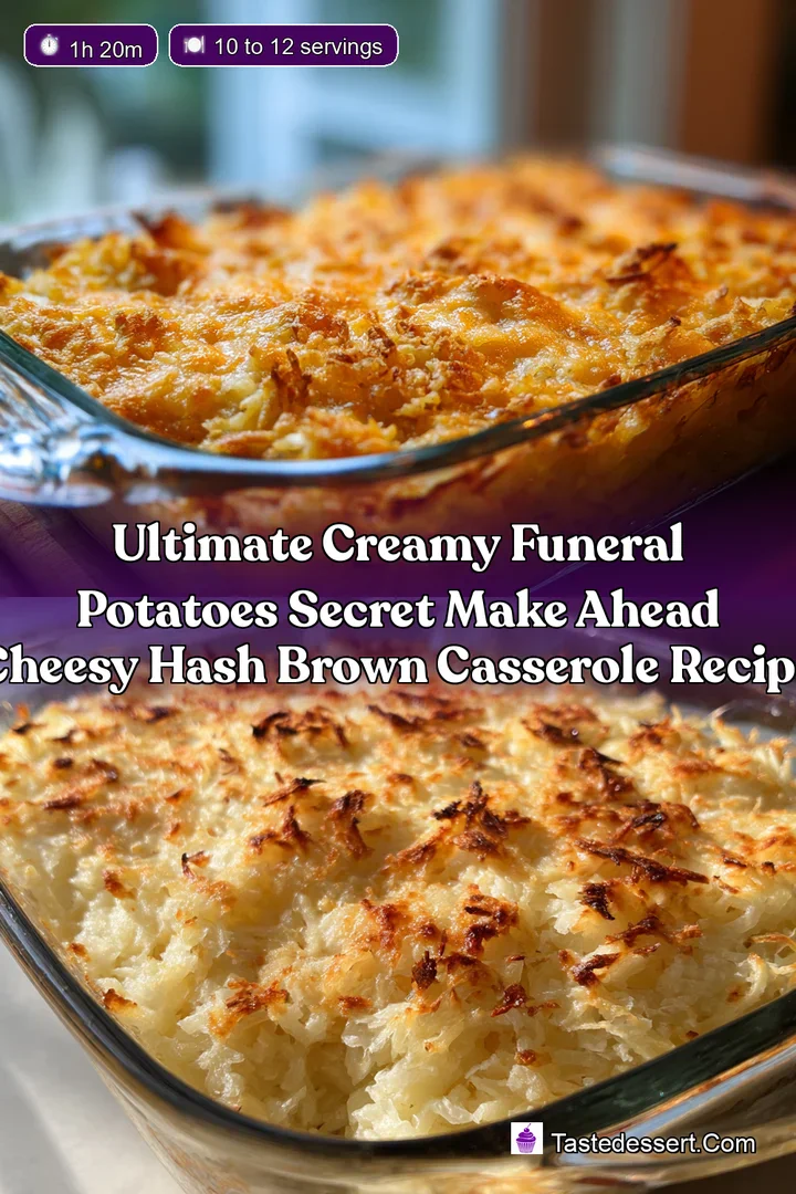 Ultimate Creamy Funeral Potatoes Secret Make Ahead Cheesy Hash Brown Casserole Recipe