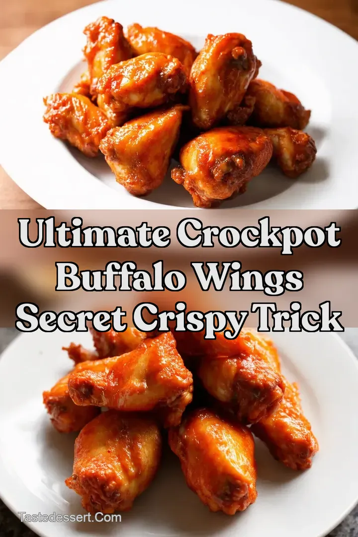 Ultimate Crockpot Buffalo Wings Secret Crispy Trick