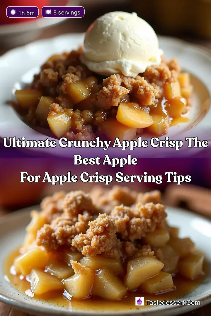 Ultimate Crunchy Apple Crisp The Best Apple For Apple Crisp Serving Tips