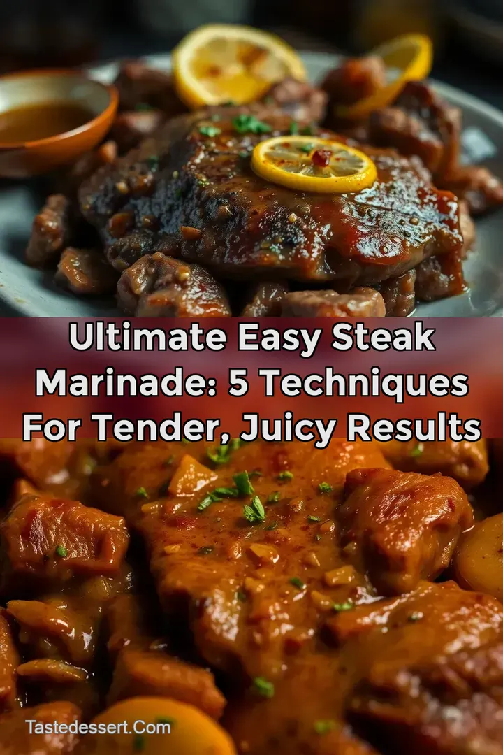 Ultimate Easy Steak Marinade: 5 Techniques for Tender Juicy Results