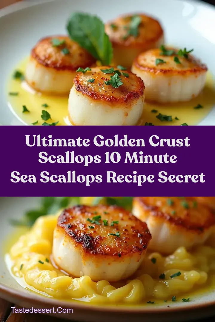 Ultimate Golden Crust Scallops 10 Minute Sea Scallops Recipe Secret