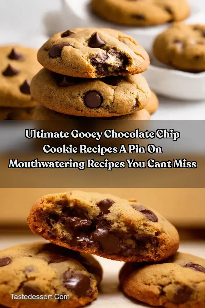 Ultimate Gooey Chocolate Chip Cookie Recipes A Pin on Mouthwatering Recipes You Cant Miss
