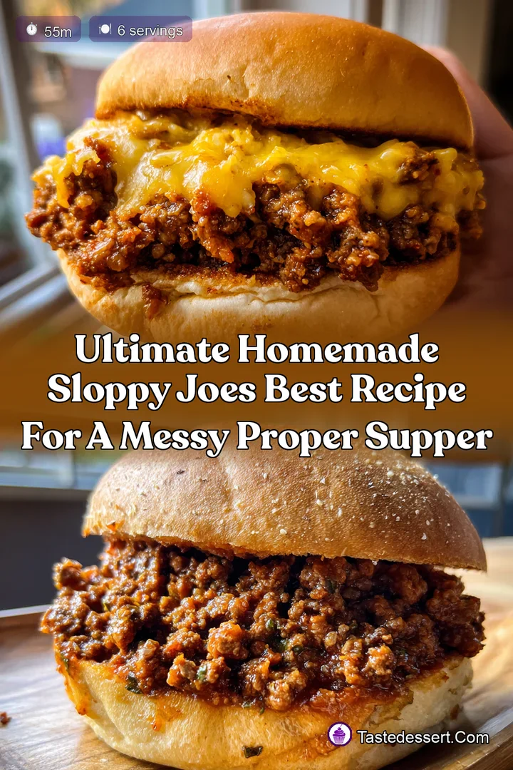Ultimate Homemade Sloppy Joes Best Recipe for a Messy Proper Supper