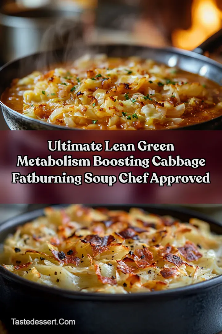 Ultimate Lean Green Metabolism Boosting Cabbage FatBurning Soup Chef Approved