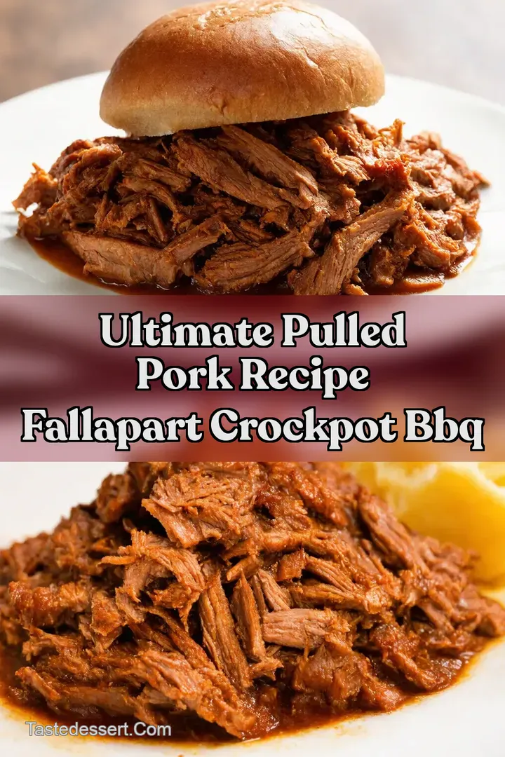 Ultimate Pulled Pork Recipe FallApart CrockPot BBQ