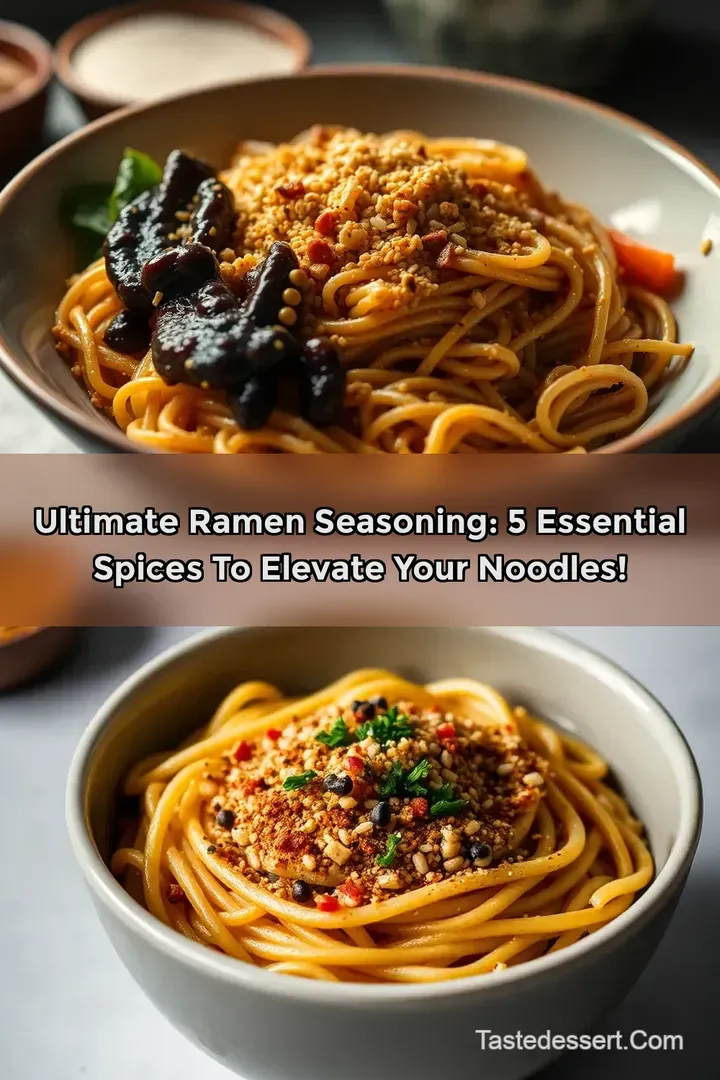 Ultimate Ramen Seasoning: 5 Essential Spices to Elevate Your Noodles!