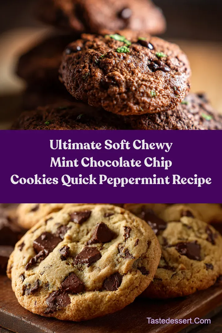 Ultimate Soft Chewy Mint Chocolate Chip Cookies Quick Peppermint Recipe