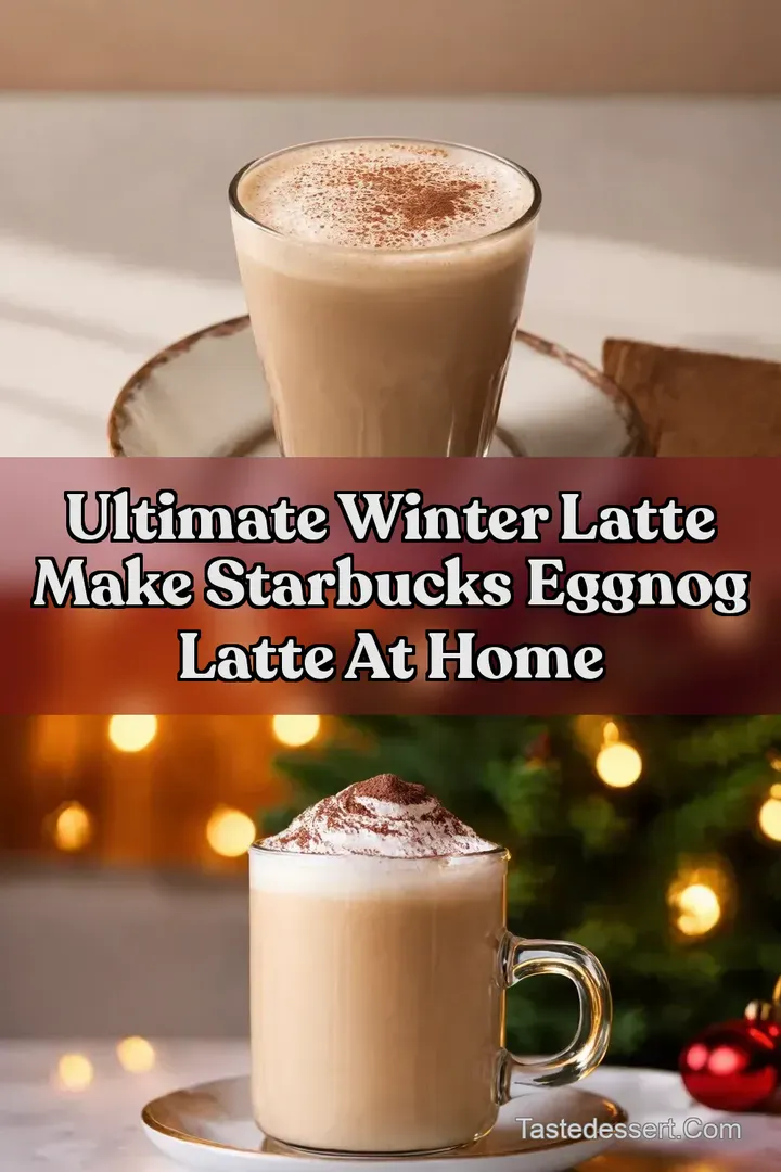 Ultimate Winter Latte Make Starbucks Eggnog Latte At Home