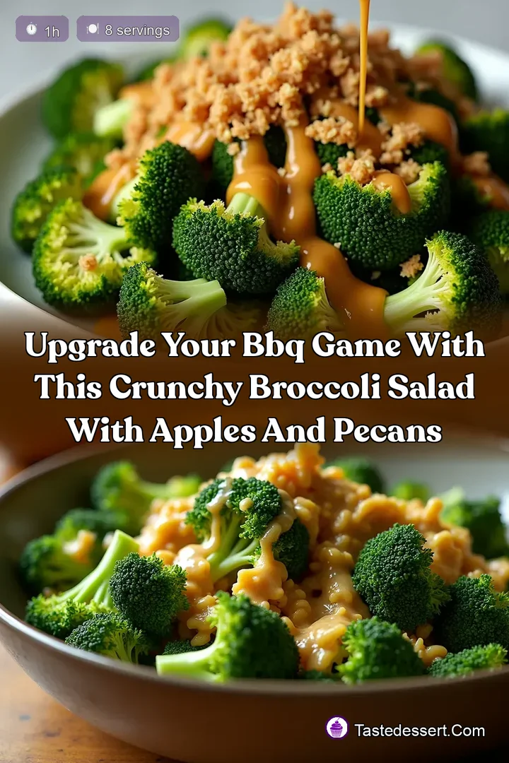 Upgrade Your BBQ Game with This Crunchy Broccoli Salad with Apples and Pecans