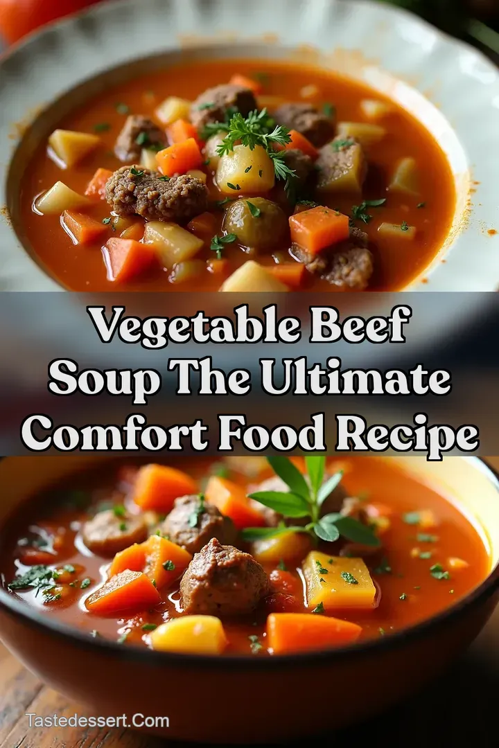 Vegetable Beef Soup The Ultimate Comfort Food Recipe