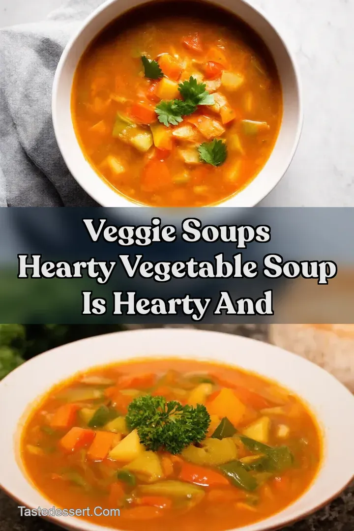 Veggie Soups Hearty Vegetable Soup is hearty and
