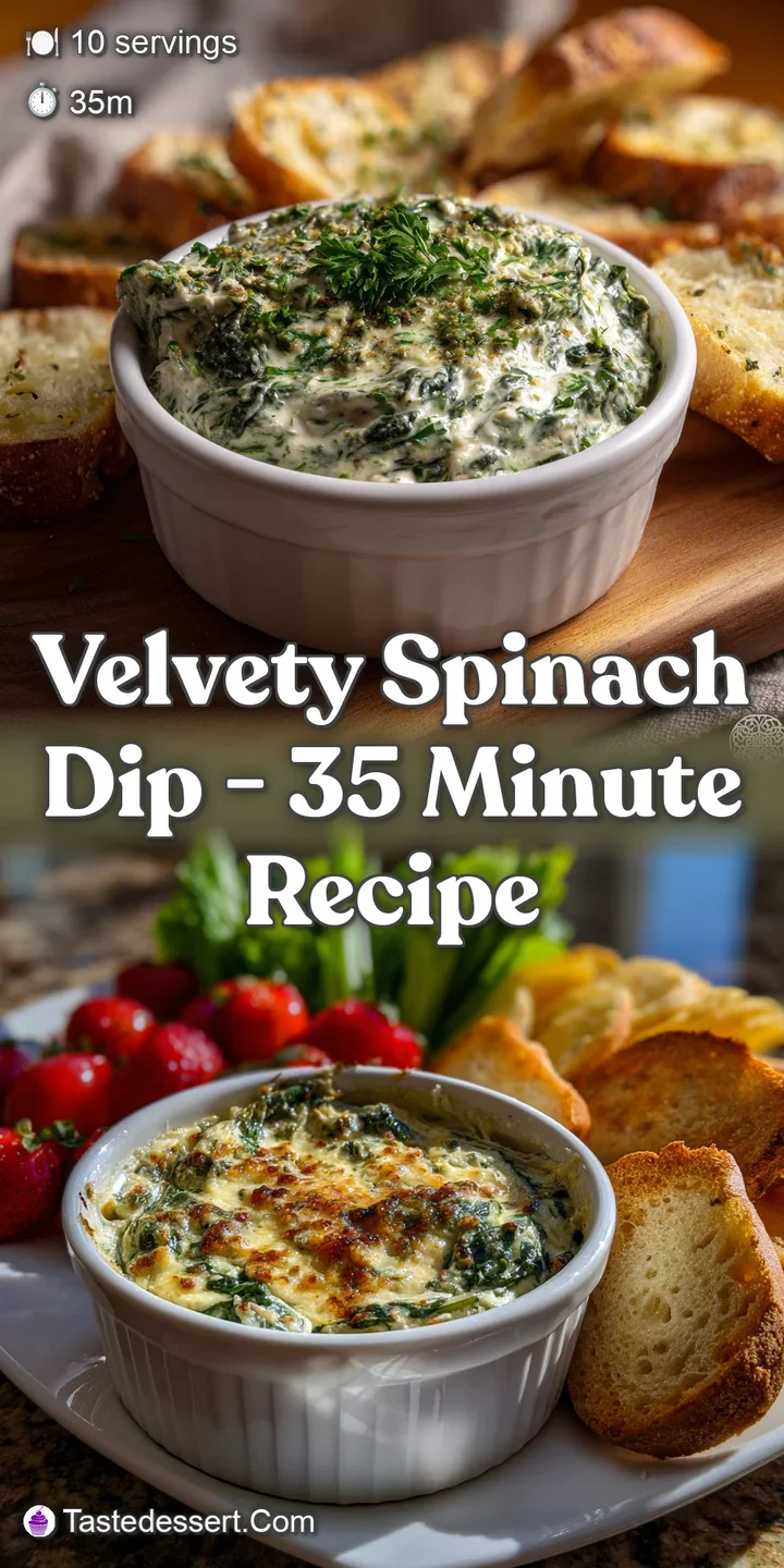 Close-up of a velvety spinach dip, glistening with warmth, melting cheese pulls, and hints of green herbs; a truly temptin...