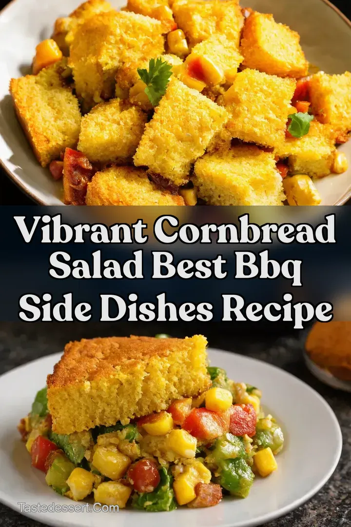 Vibrant Cornbread Salad Best BBQ Side Dishes Recipe