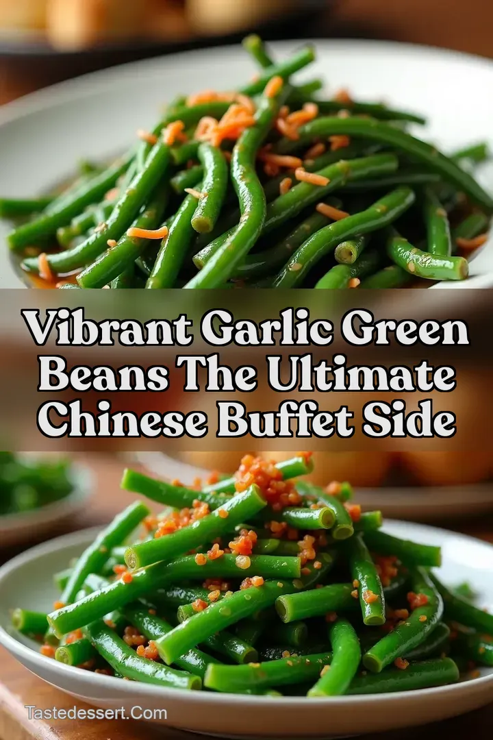 Vibrant Garlic Green Beans The Ultimate Chinese Buffet Side