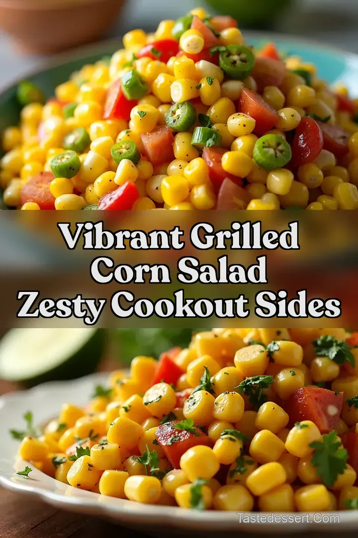 Vibrant Grilled Corn Salad Zesty Cookout Sides