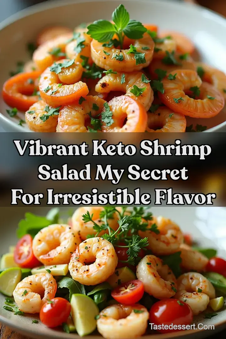 Vibrant keto shrimp salad My Secret for Irresistible Flavor