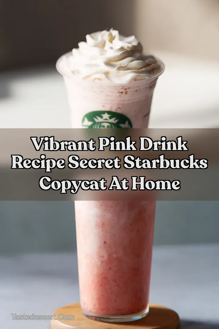 Vibrant Pink Drink Recipe Secret Starbucks Copycat At Home : PIN FOR LATER Vibrant Pink Drink Recipe Secret Starbucks Copycat At Home