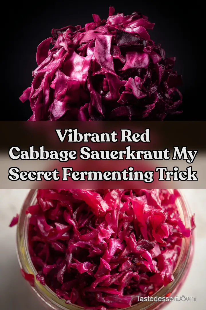 Vibrant Red Cabbage Sauerkraut My Secret Fermenting Trick