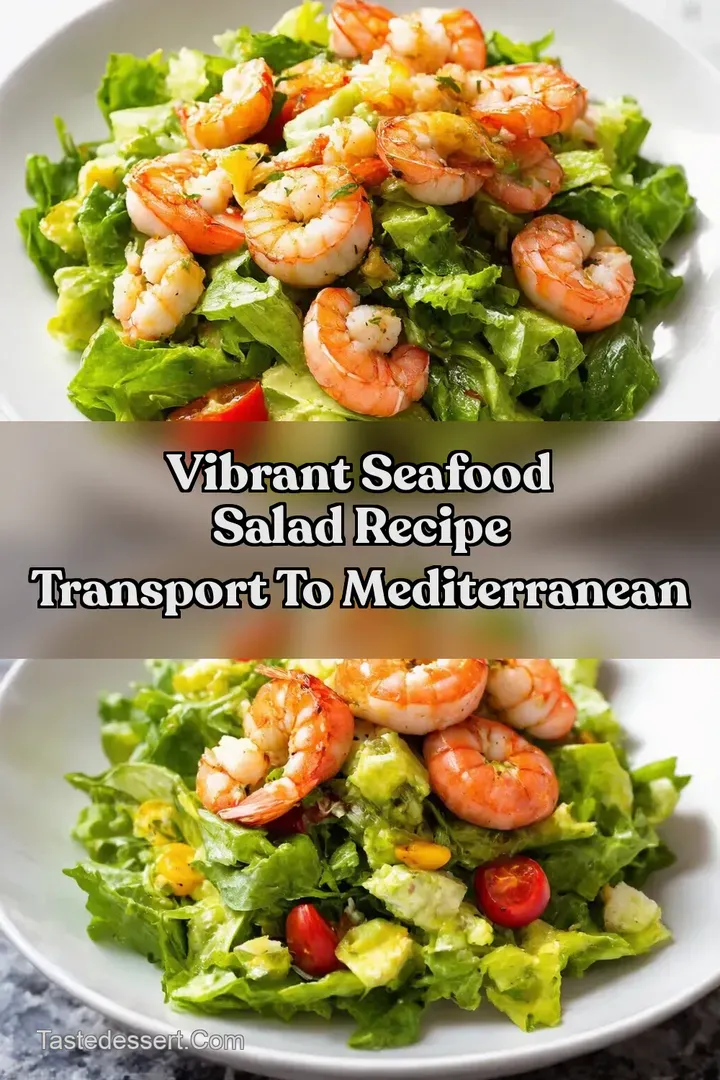 Vibrant Seafood Salad Recipe Transport to Mediterranean