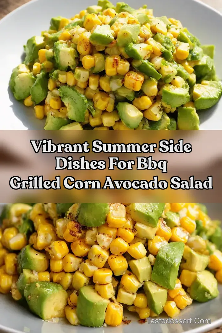 Vibrant Summer Side Dishes for BBQ Grilled Corn Avocado Salad