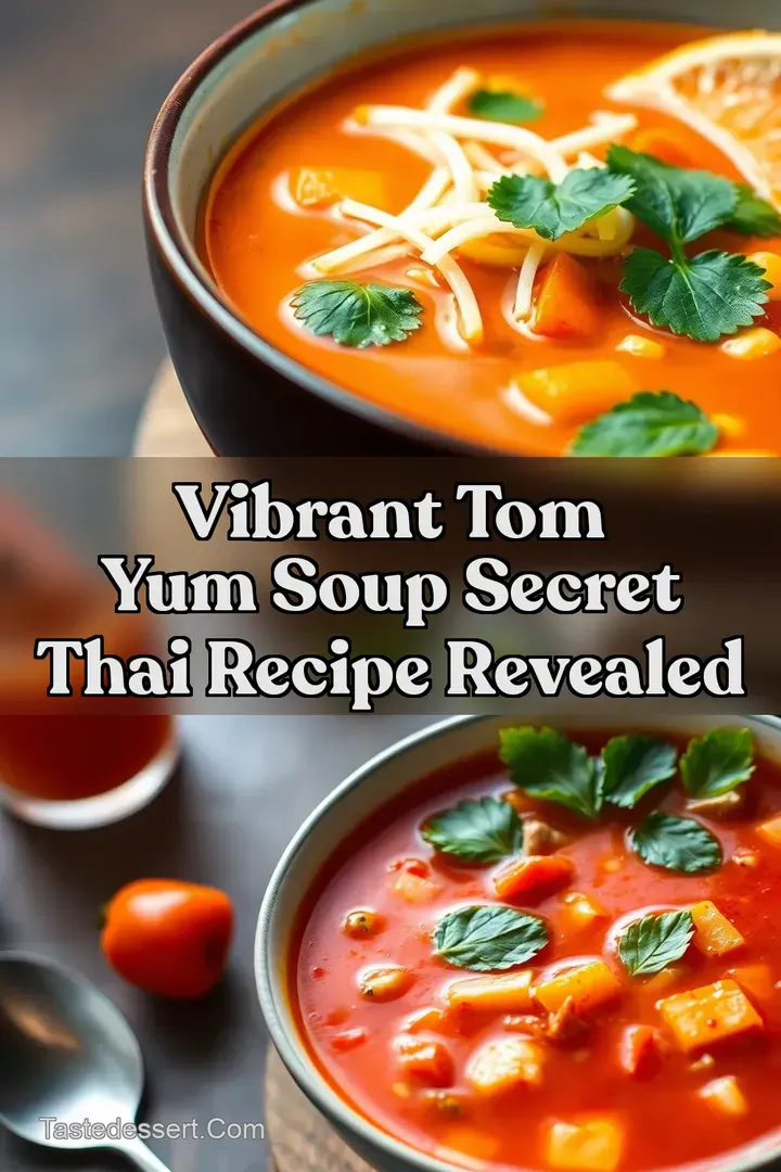 Vibrant Tom Yum Soup Secret Thai Recipe Revealed