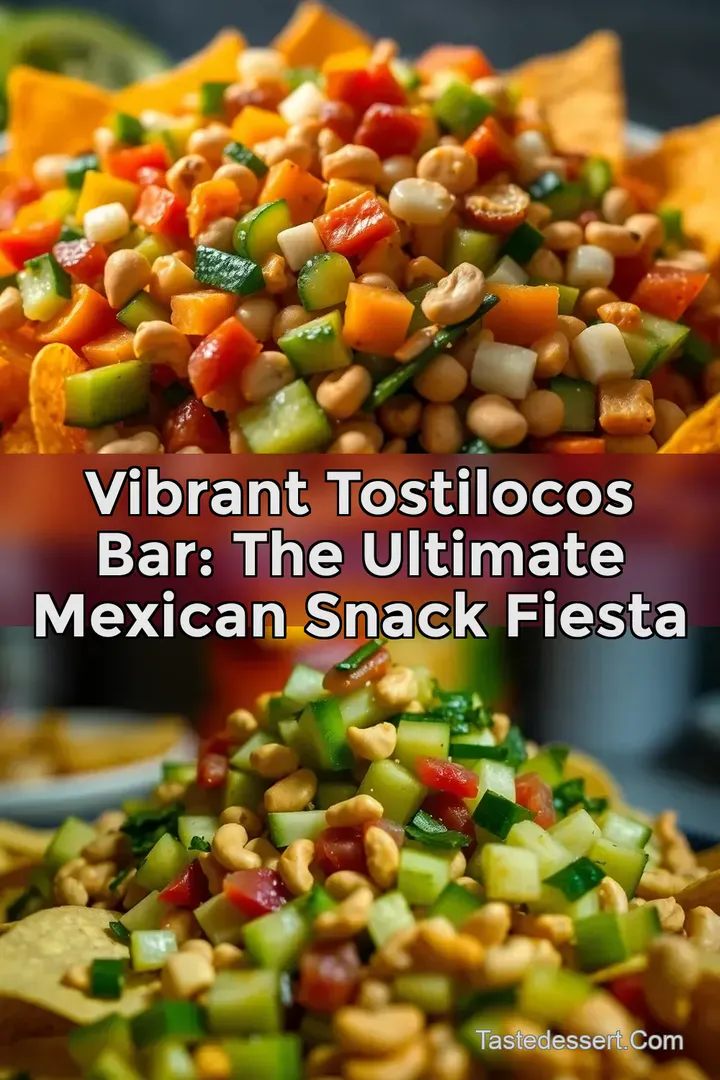 Vibrant Tostilocos Bar: The Ultimate Mexican Snack Fiesta