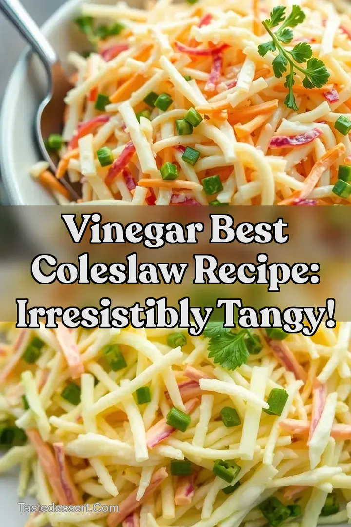 Vinegar Best Coleslaw Recipe: Irresistibly Tangy!