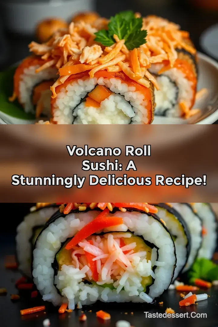 Volcano Roll Sushi: A Stunningly Delicious Recipe!