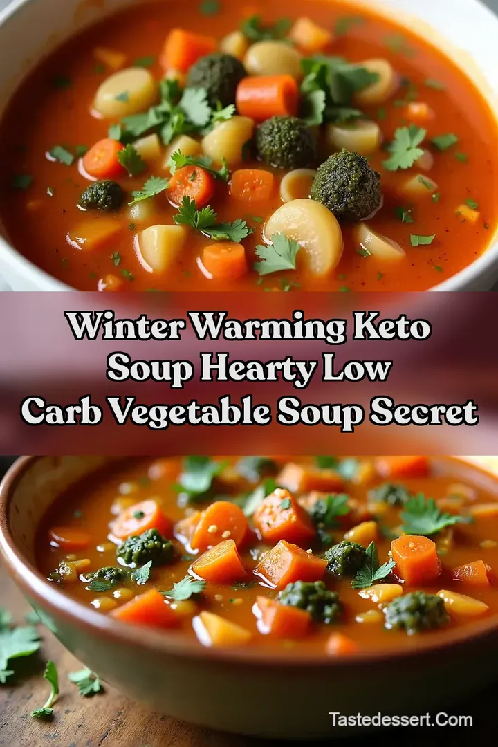 Winter Warming Keto Soup Hearty Low Carb Vegetable Soup Secret