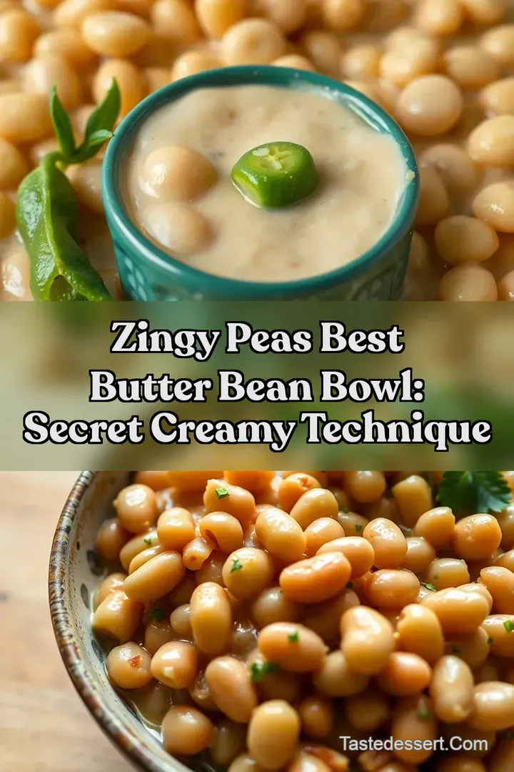 Zingy Peas Best Butter Bean Bowl: Secret Creamy Technique : PIN FOR LATER Zingy Peas Best Butter Bean Bowl: Secret Creamy Technique