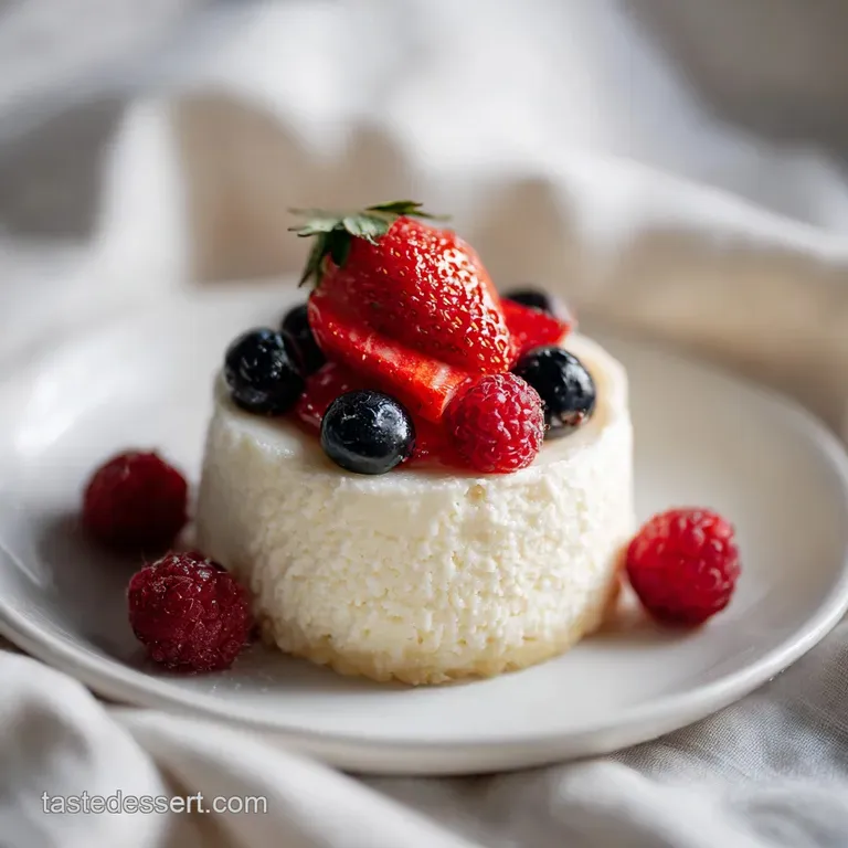 2 Ingredient Protein Cheesecake: Silky and High Protein