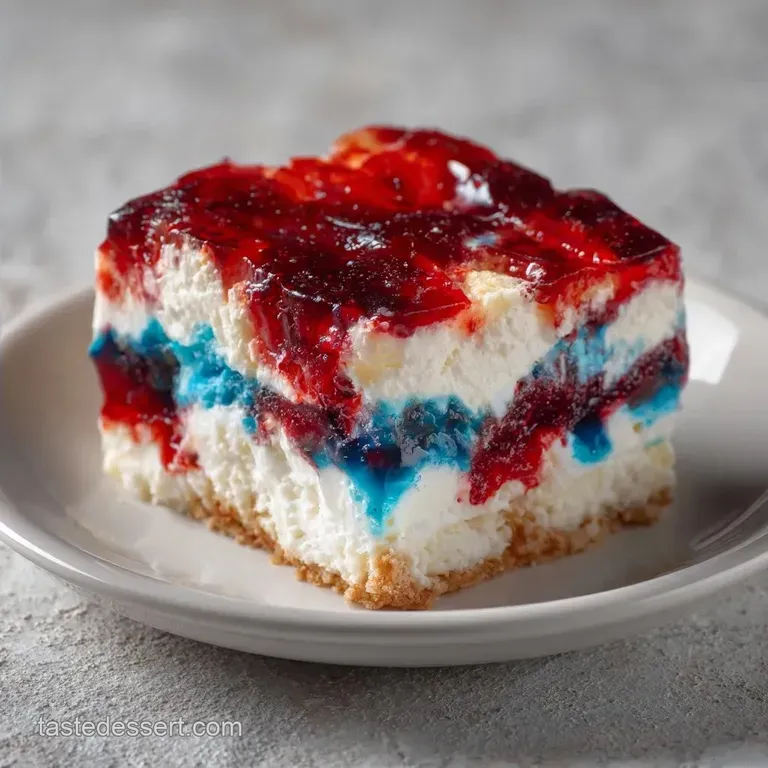 4th of July Poke Cake: Velvety and Fruity