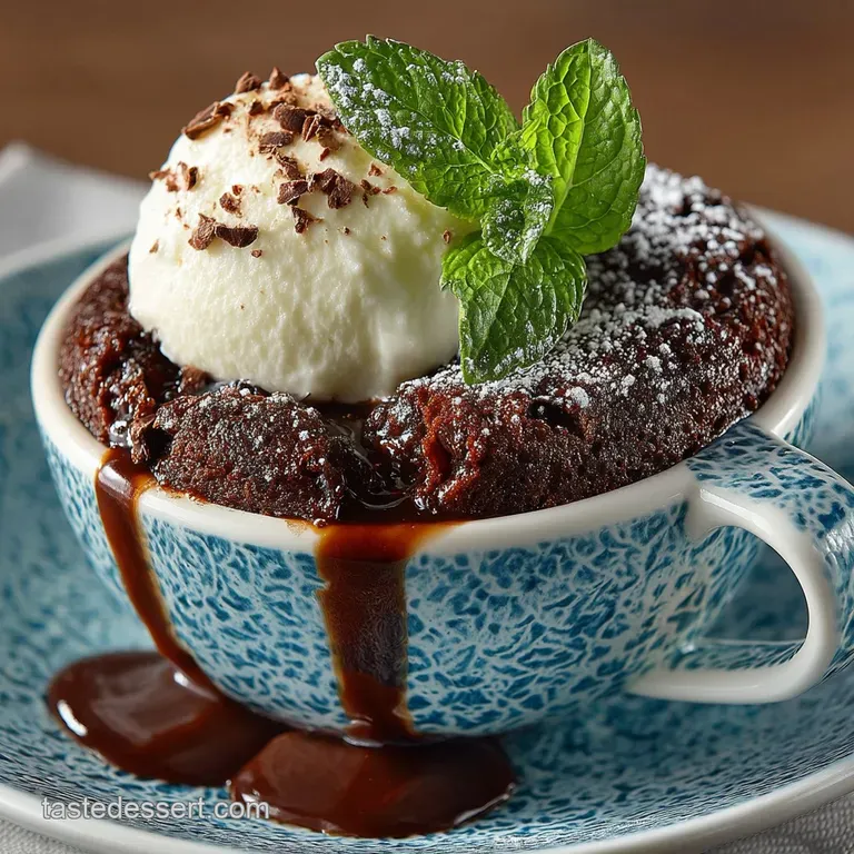 The Emergency Chocolate Fix Mug Cake the 5Minute Microwave Indulgence presentation