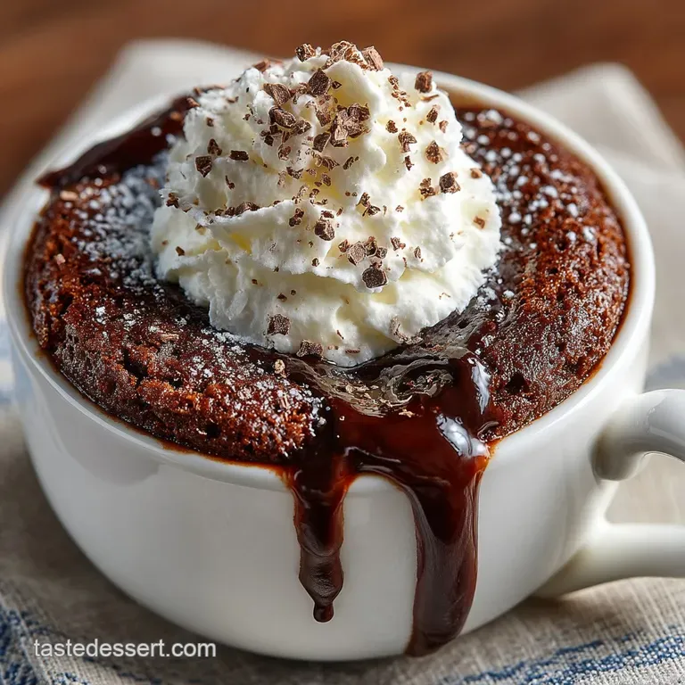The Emergency Chocolate Fix Mug Cake The 5Minute Microwave Indulgence
