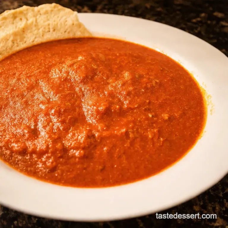 Abuela' s Secret: Authentic Red Enchilada Sauce presentation