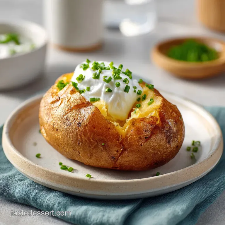 Air Fryer Baked Potato: Crispy and Fluffy
