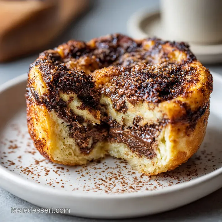 Air Fryer Magic Nutella Toast Pie