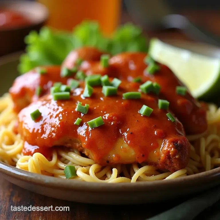 Aloha Chicken Sweet Tangy Hawaiian Sauce presentation