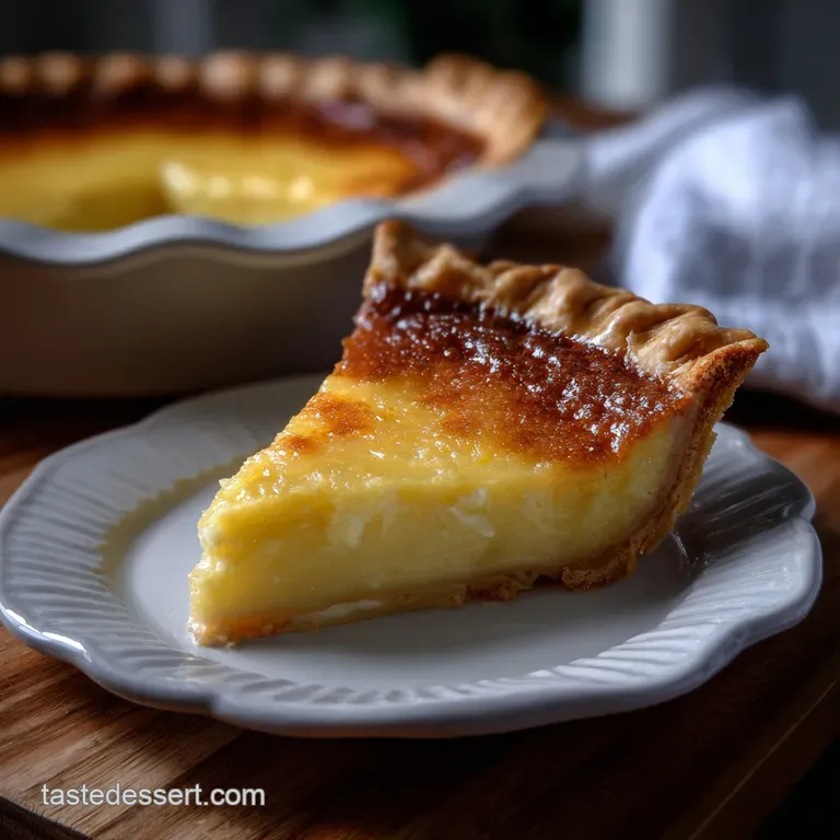 Amish Buttermilk Pie Recipe: The Silkiest Custard