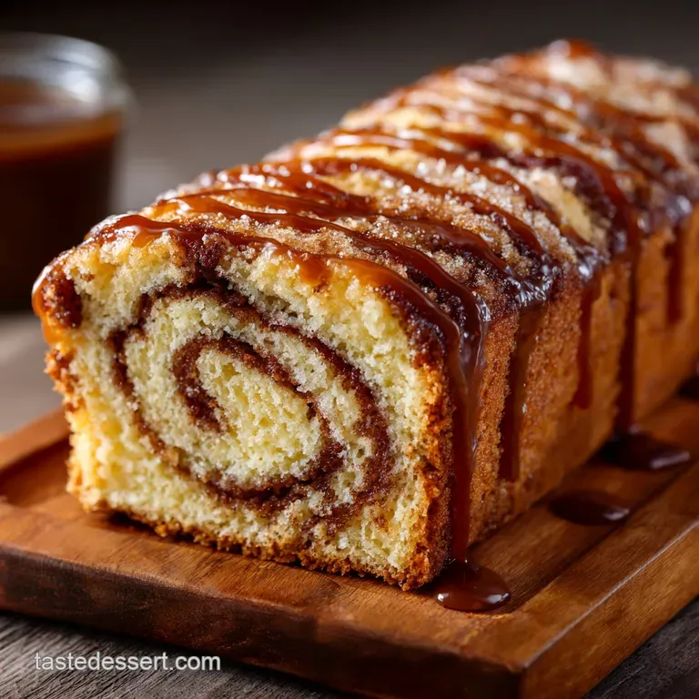 Amish Friendship Bread: the Ultimate Cinnamon Swirl Loaf presentation