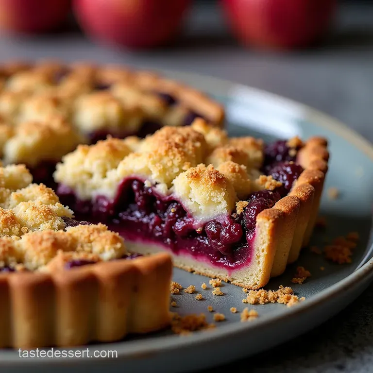The Ultimate Apple Blackberry Crumble Tart Recipe The Ultimate Apple Blackberry Crumble Tart A Rustic Showstopper
