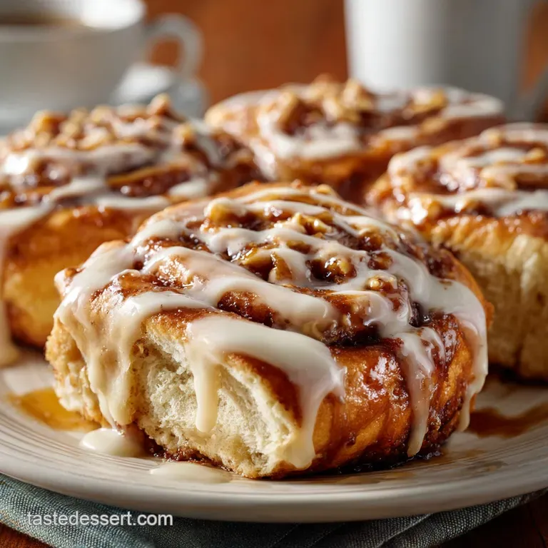 Apple Butter Cinnamon Rolls: the Ultimate Autumn Bake with Maple Glaze presentation