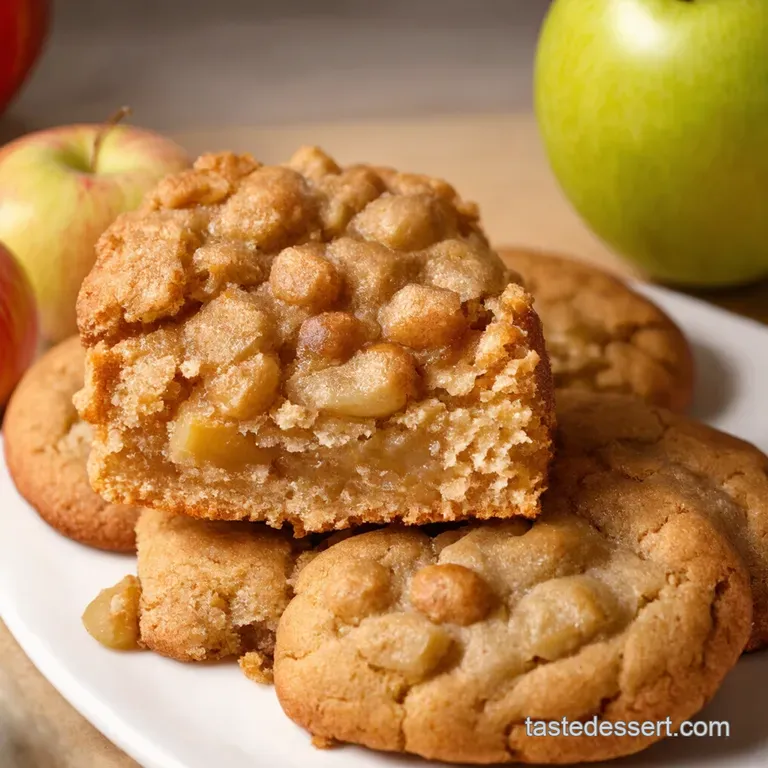 Apple Crisp Cookie Clouds presentation