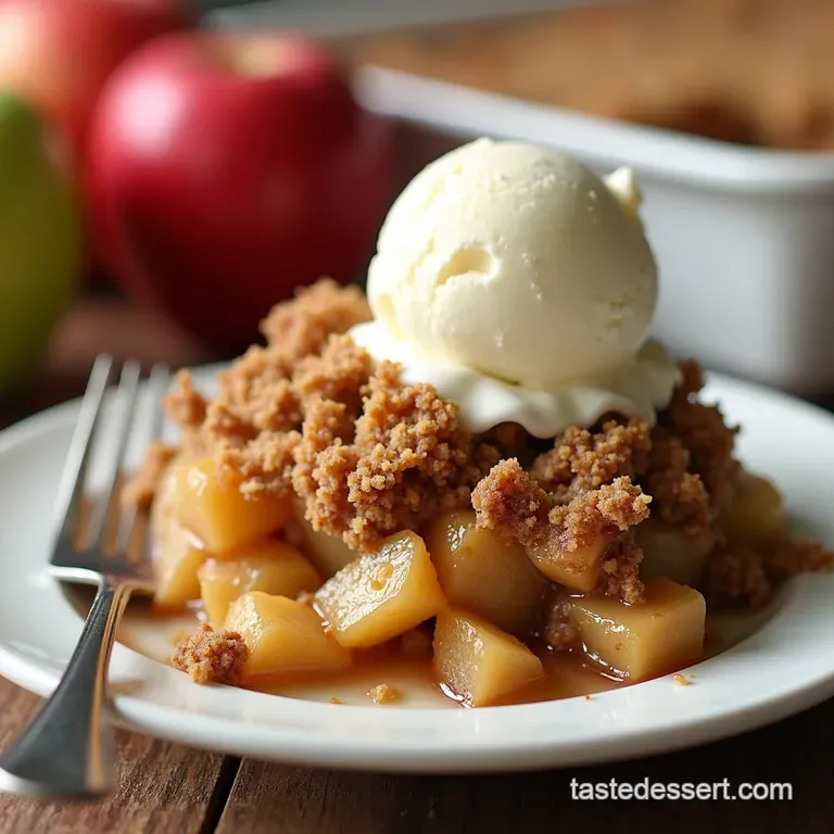 Easiest Apple Crisp with Cake Mix A 5Ingredient Wonder