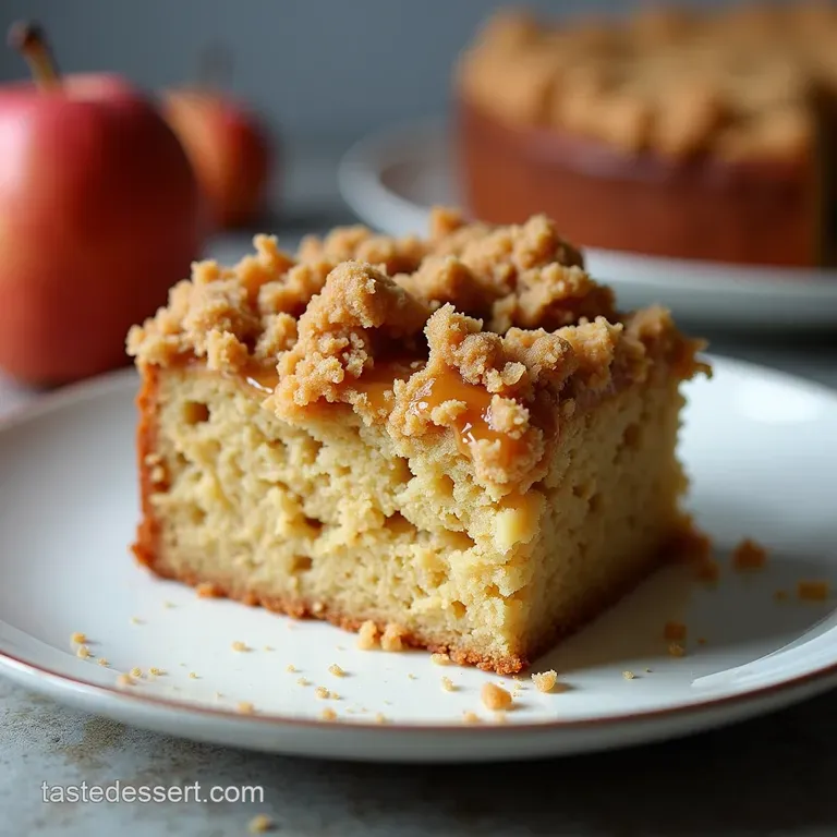 The Ultimate Apple Salted Caramel Crumble Cake Recipe The Proper Cuppa Apple Salted Caramel Crumble Cake