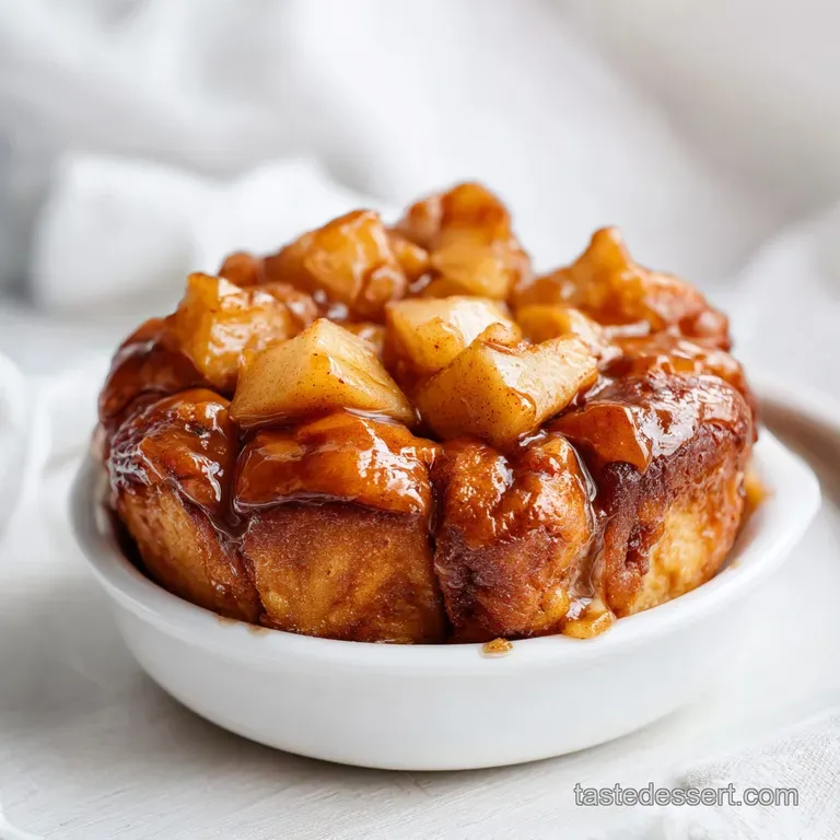 Apple Fritter Monkey Bread: Golden and Caramelized