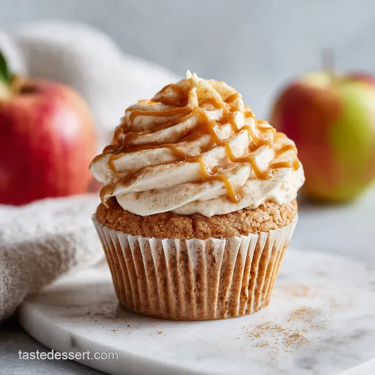 Apple Pie Cupcakes: Spiced and Caramelized