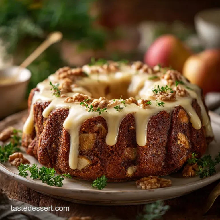 Apple Walnut Cake: Our Best Moist Spiced Autumnal Bake presentation