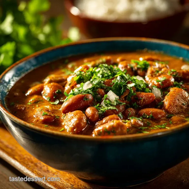 Puerto Rican Style Beans Habichuelas Guisadas the Creamy Authentic Recipe presentation