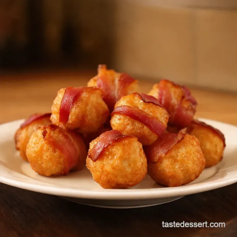 Baconwrapped Tater Tot Bombs the Ultimate Party Snack presentation